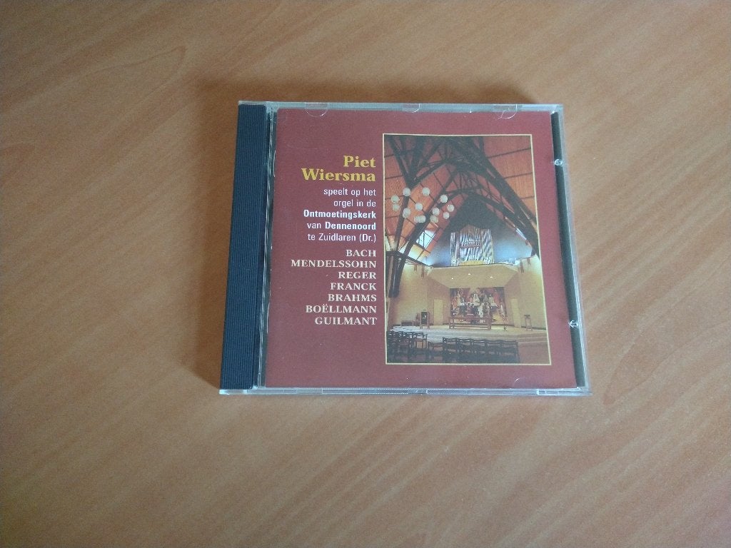 CD Piet Wiersma speelt op het orgel in de Ontmoetingskerk, Ophalen of Verzenden, Zo goed als nieuw, Instrumentaal