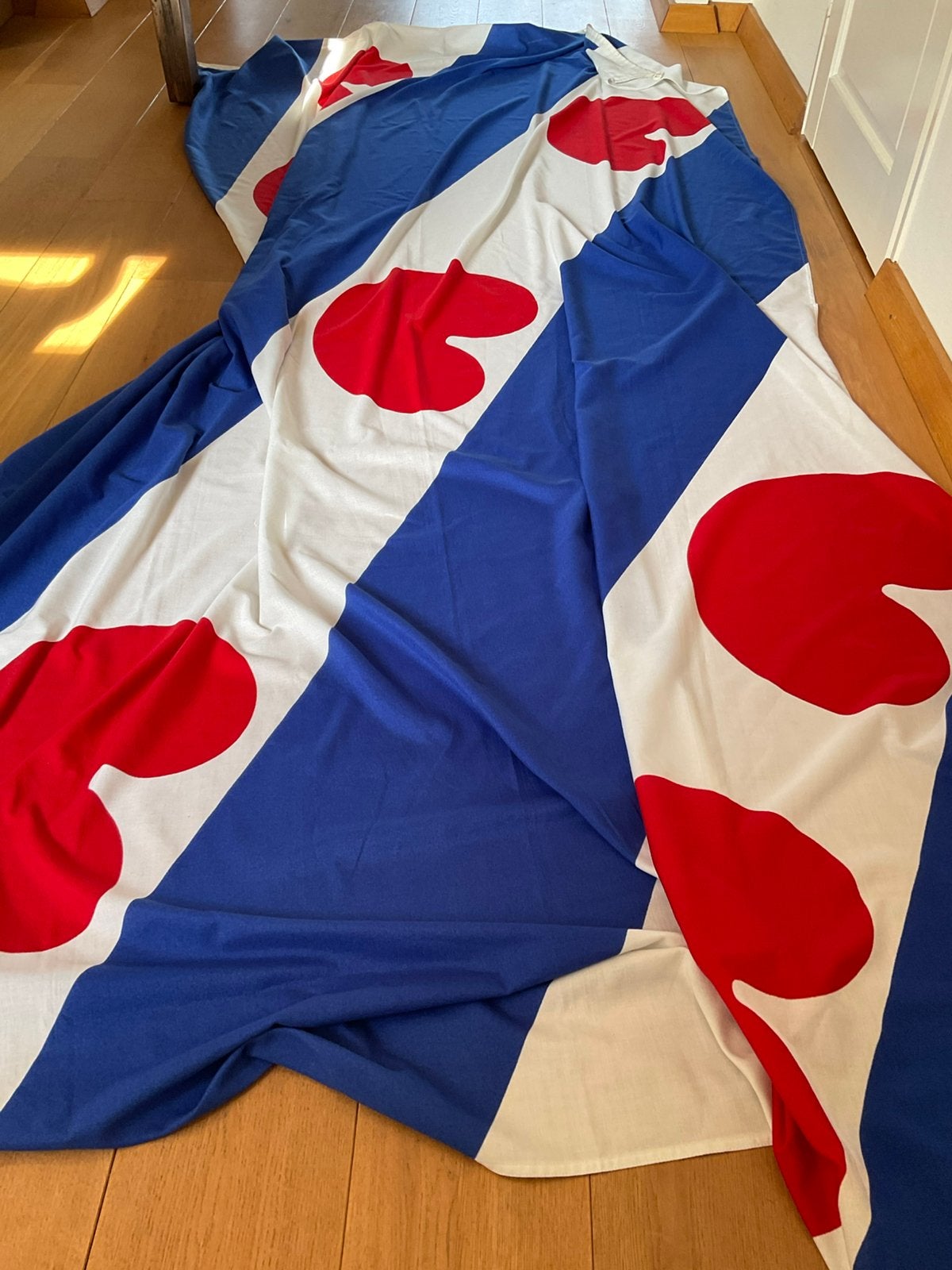 Friesland vlag katoen 3,65 x 2,10, Ophalen of Verzenden, Zo goed als nieuw