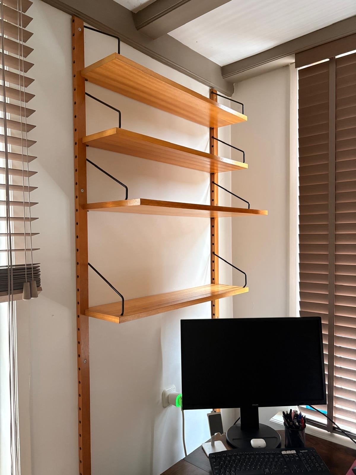 Poul Cadovius Royal System wandsysteem, Huis en Inrichting, Kasten | Vitrinekasten, Ophalen, Met plank(en), Gebruikt, 100 tot 150 cm