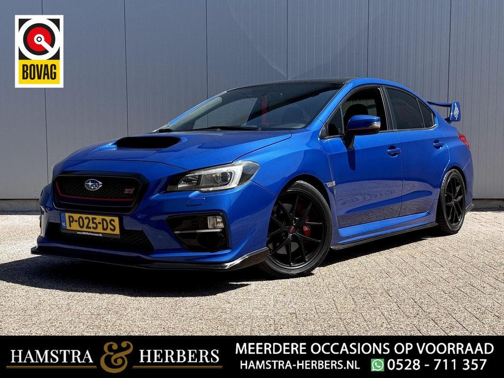 Subaru Impreza 2.5 WRX STI blauw, Auto's, Subaru, Euro 5, Gebruikt, 4 cilinders, Blauw