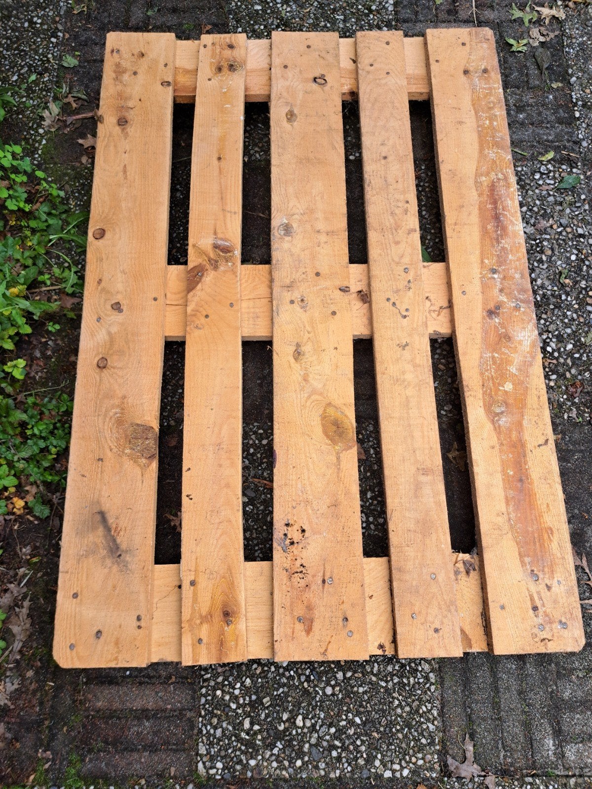 Euro pallet, Ophalen, Gebruikt, 50 mm of meer, Pallet