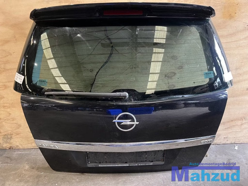 OPEL ZAFIRA B Zwart Z20R achterklep 2005-2011, Gebruikt, Deur, Opel Automobile GmbH, Ophalen of Verzenden