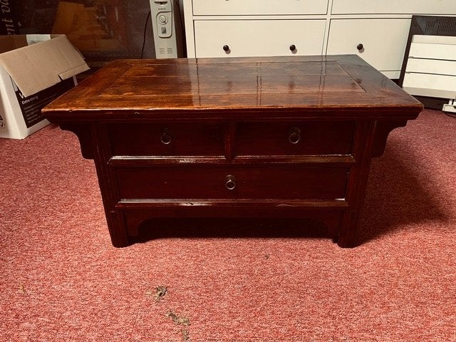 antiek Japanse smalle tafel, Ophalen