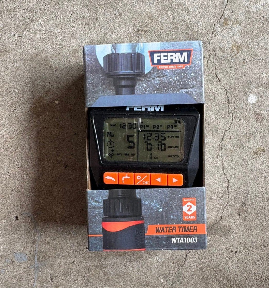 Ferm WTA1003 digitale watertimer, Ophalen, Nieuw