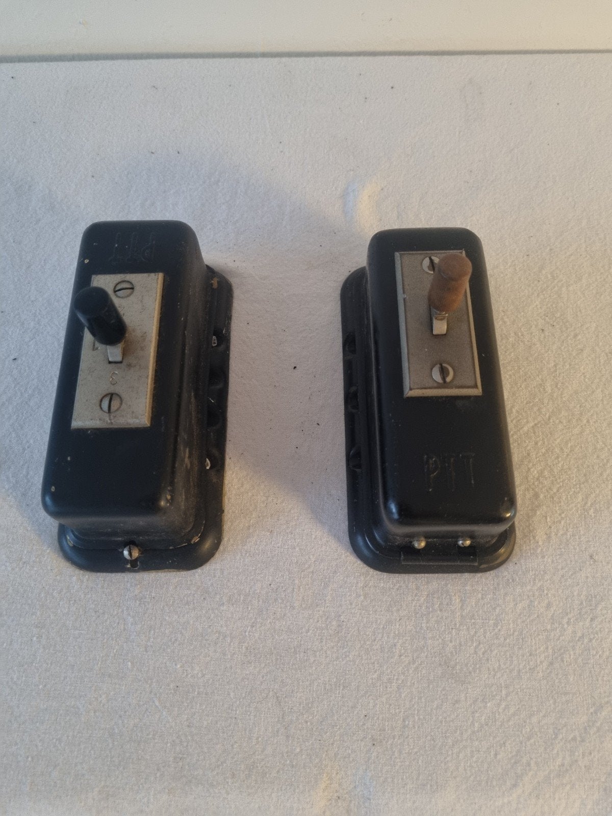 Ericsson PTT schakelaars - set van 2, Ophalen of Verzenden