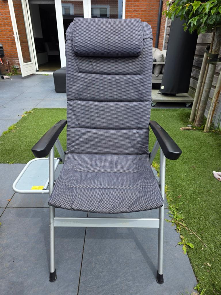 4x Campingstoel met zijtafel ANWB, Ophalen, Gebruikt, Campingstoel