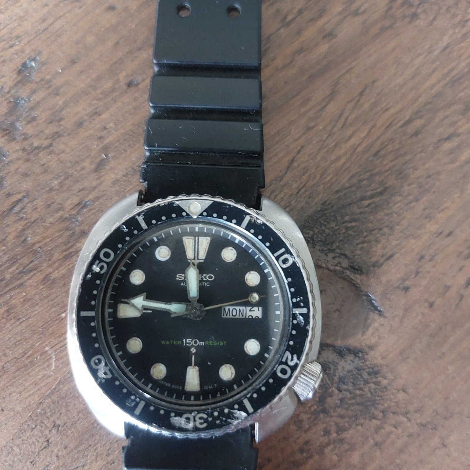 seiko duikhorloge, Ophalen of Verzenden, Gebruikt, Staal, Seiko