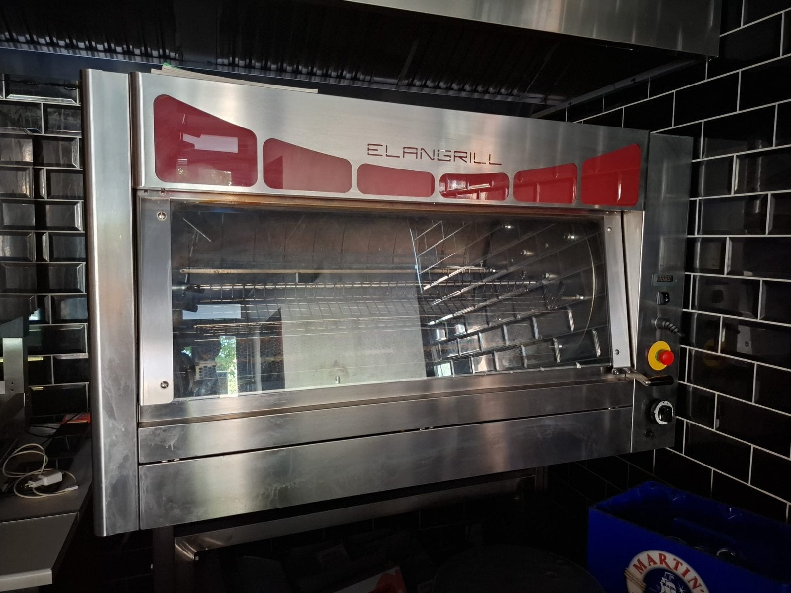 ELANGRILL Rotisserie Oven – Professionele Grill, Ophalen, Gebruikt, Ovens, Magnetrons en Steamers