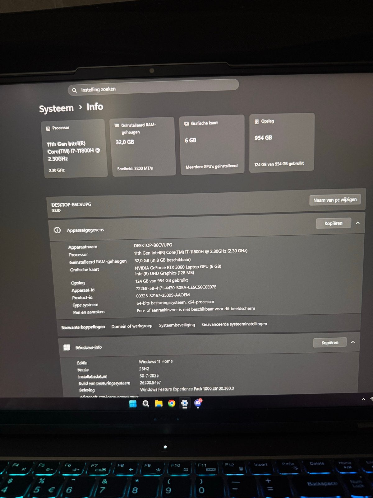 Foto 4 van Lenovo Legion 5 Pro 16” | i7-11800H | RTX 3060 6GB | 32GB