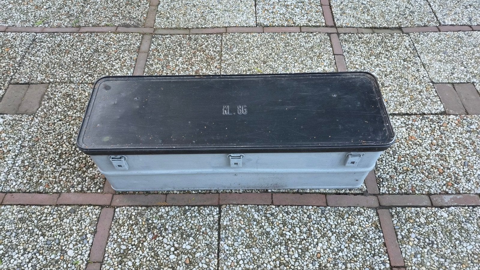 Aluminium kist - Legerkist - Opbergkist - Koffer, Ophalen, Gebruikt