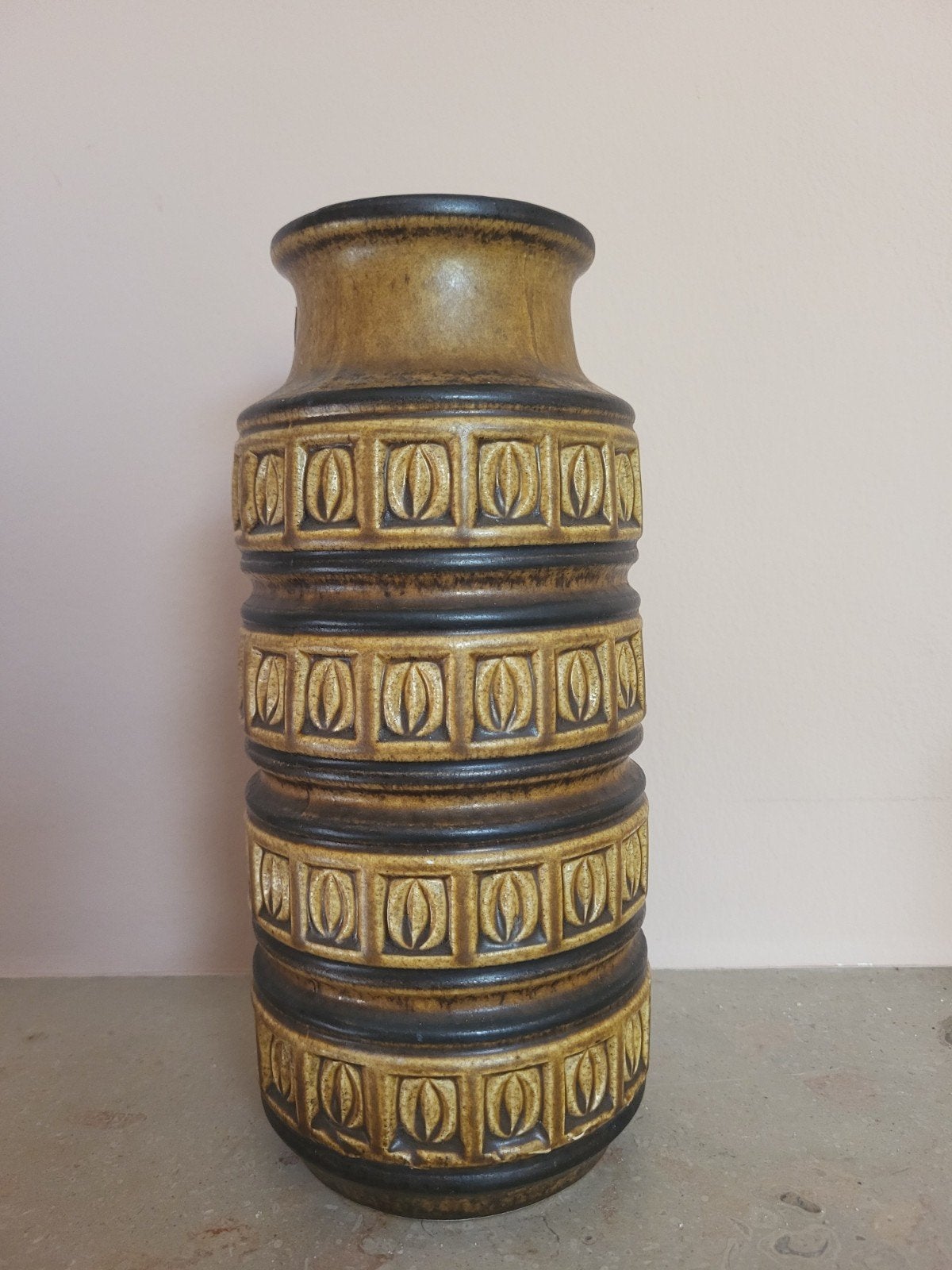 Vintage West Germany Fat Lava vaas 268-23, Ophalen