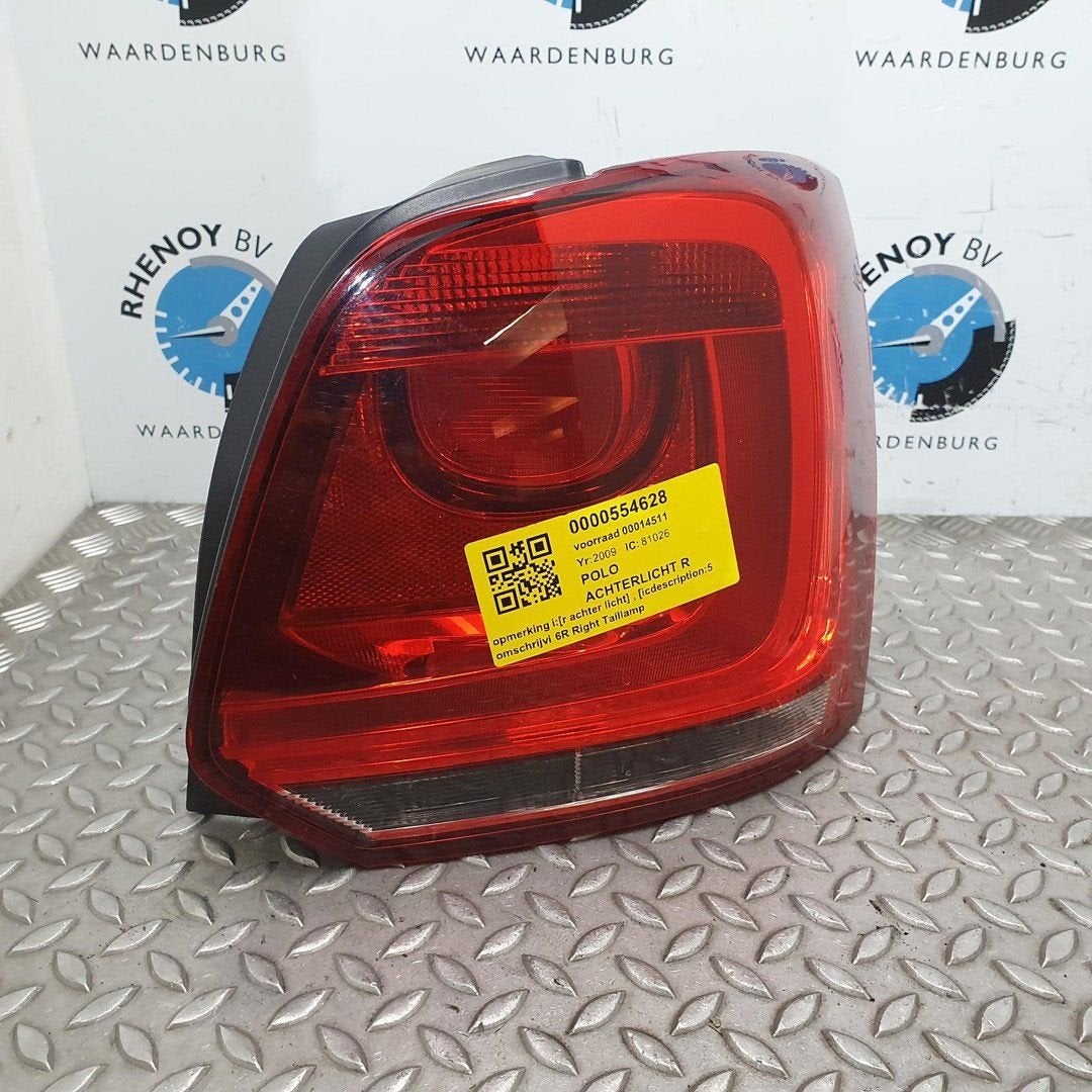 VOLKSWAGEN POLO 1.4-16V Trendline ACHTERLICHT R 2009, Auto-onderdelen, Ophalen of Verzenden, Gebruikt, Stiba lid
