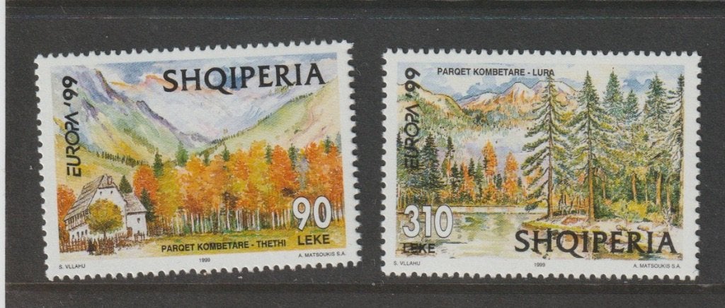 TSS Kavel  3630003 Albanië  Europa Pf  minr 2690-2691  , Ophalen, Overige landen, Postfris
