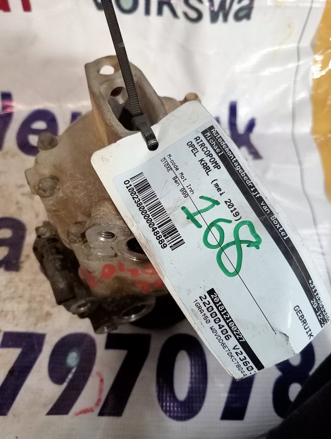 AIRCOPOMP OPEL KARL, Gebruikt, -, -, Opel