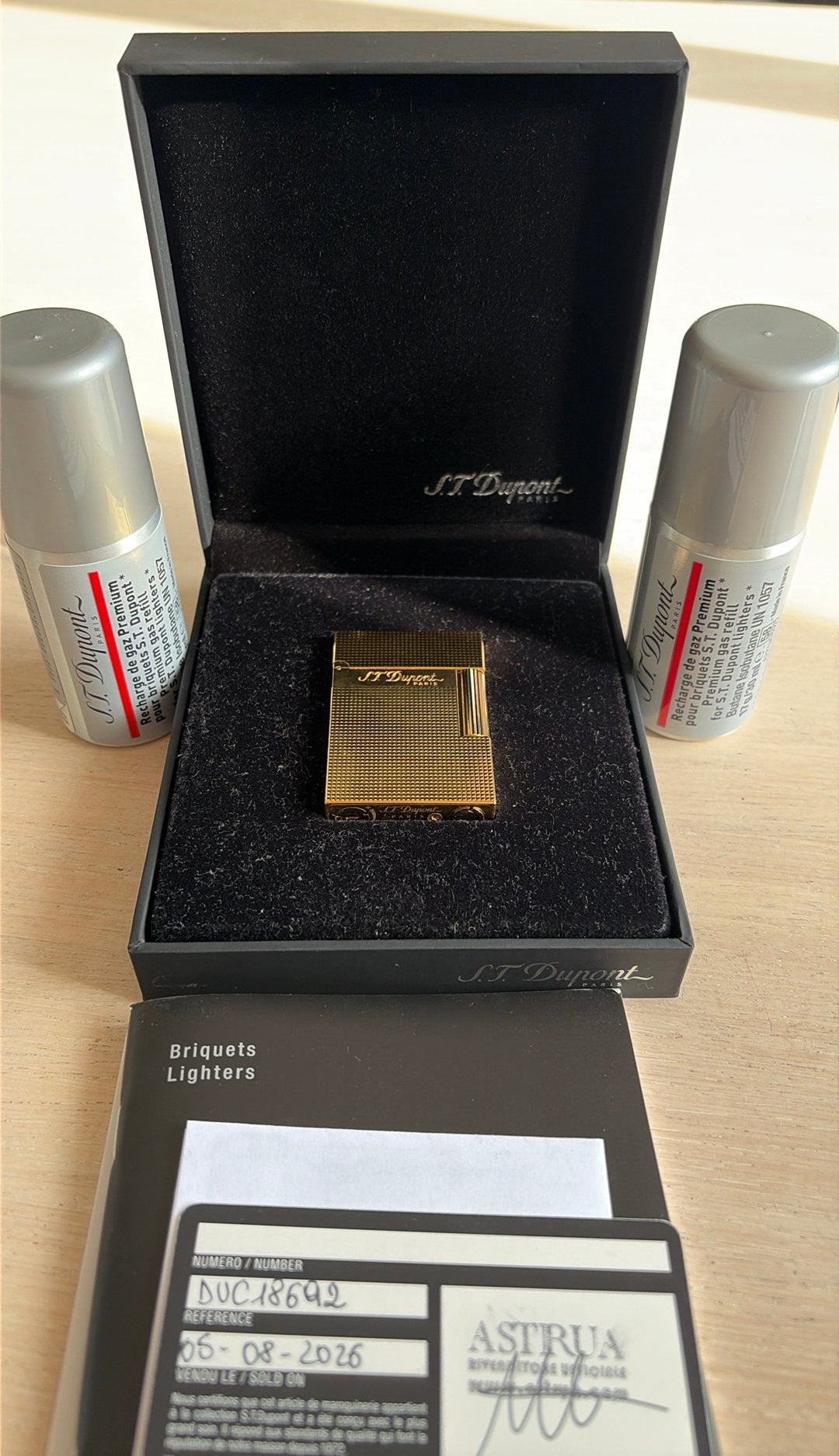S.T. Dupont Ligne 2 Small Perfect Ping maand oud, Verzamelen, Verzenden, Zo goed als nieuw, Aansteker
