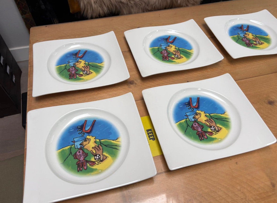 5 x NewWave Villeroy en Boch borden vegro, ., Ophalen of Verzenden, Zo goed als nieuw, .