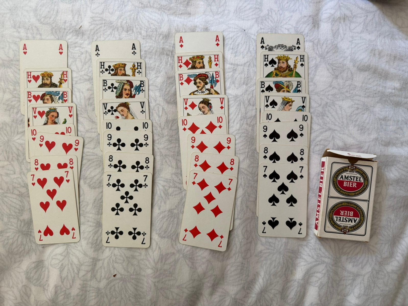 Amstel speeljaarten, Verzamelen, Ophalen of Verzenden, Gebruikt, Glas of Glazen, Amstel