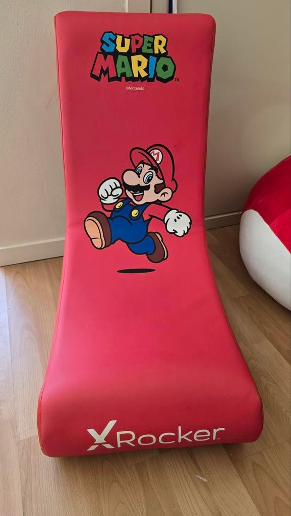 X Rocker Super Mario Gaming Stoel - Zo goed als nieuw, Ophalen, Overige merken, Zo goed als nieuw
