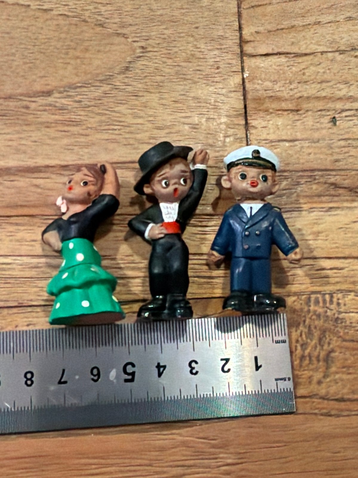 Vintage beeldjes: Spaanse dansers en matroos, Ophalen of Verzenden, Gebruikt