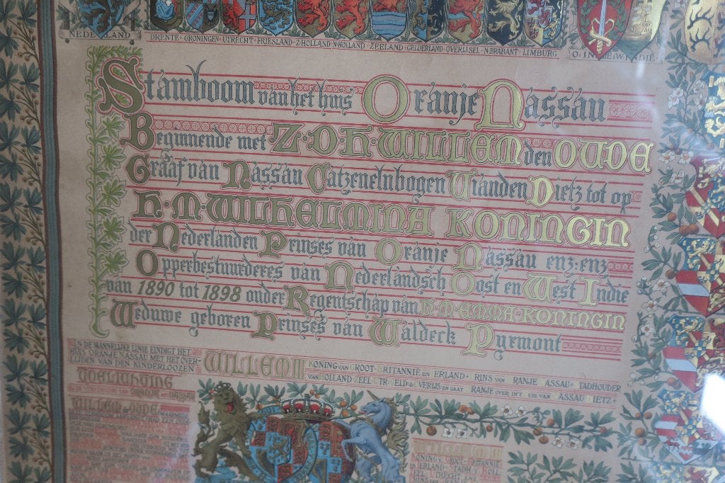 Toen koningin Wilhelmina trouwde....., Ophalen of Verzenden, Gebruikt, Nederland, Kaart, Foto of Prent