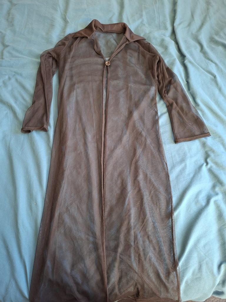 Zwarte doorschijnende overjas !!, Kleding | Dames, Overige Dameskleding, Ophalen of Verzenden, Zo goed als nieuw