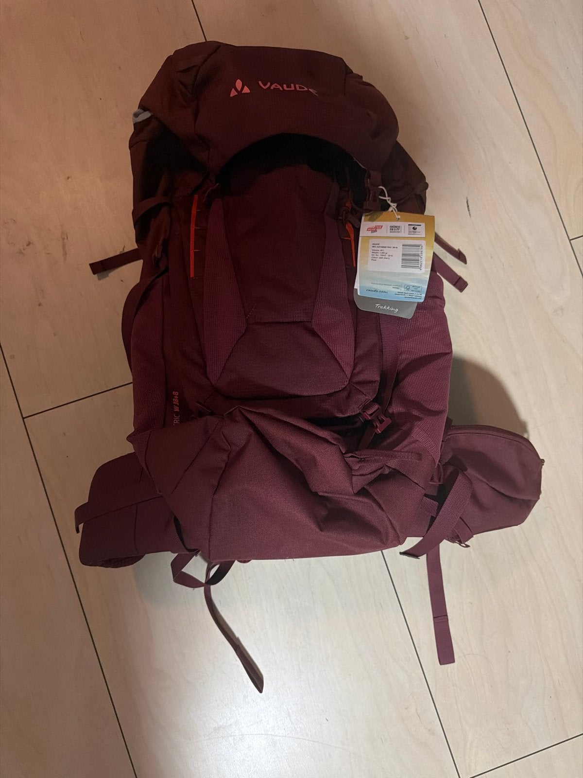 VAUDE Asymmetric Dames Trekkingrugzak / Backpack (Nieuw), 25 tot 40 cm, Nieuw, Ophalen of Verzenden, Trekking