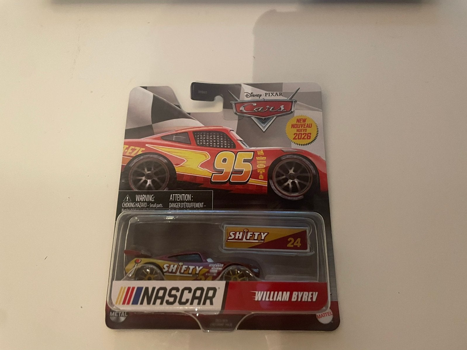 Disney Cars - William Byrev (Shifty Drug) Nascar Nieuw, Ophalen of Verzenden, Nieuw