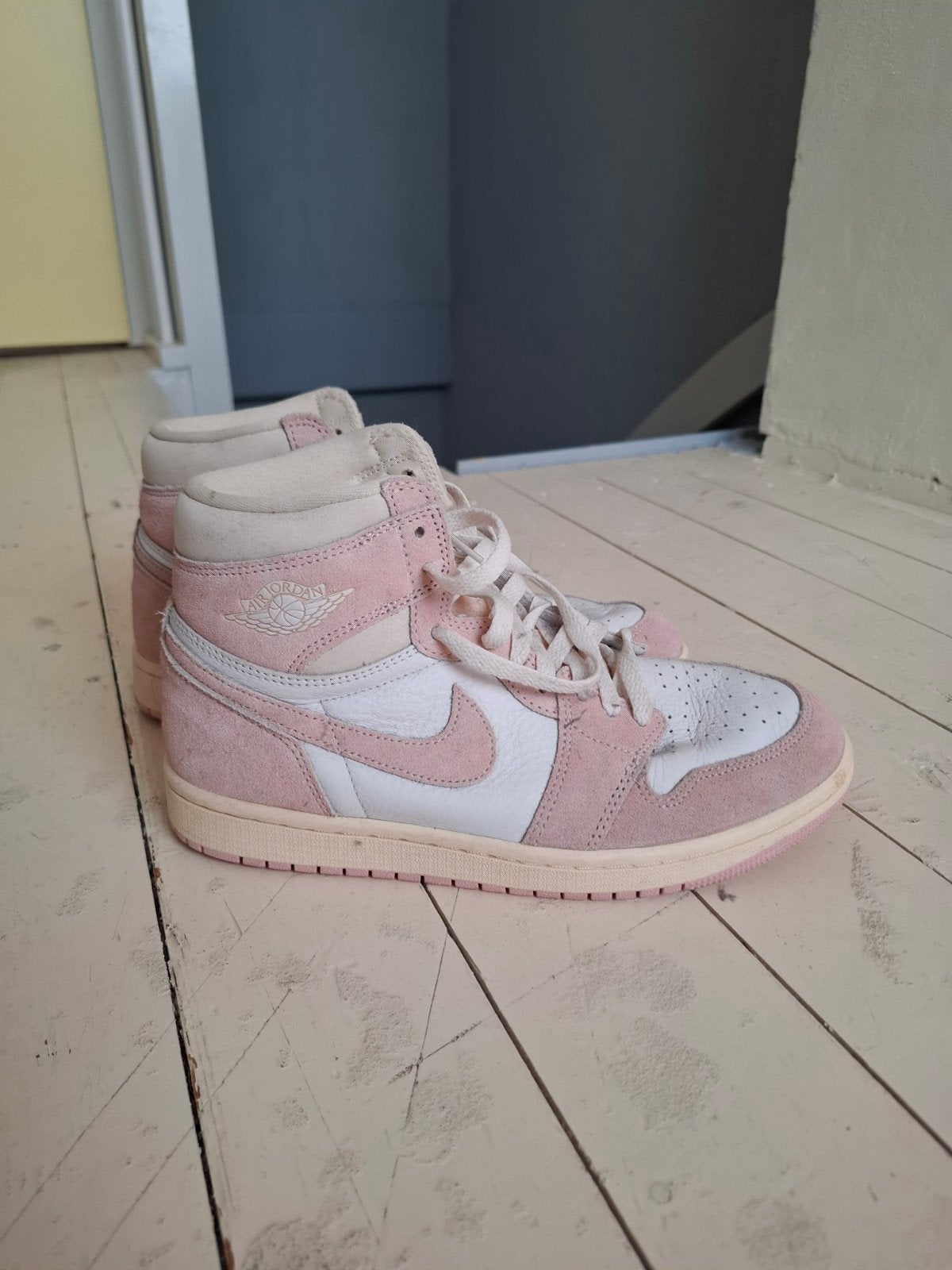 Jordan 1 Retro High OG Washed Pink - Maat 40.5, Verzenden, Sneakers of Gympen, Jordan, Roze