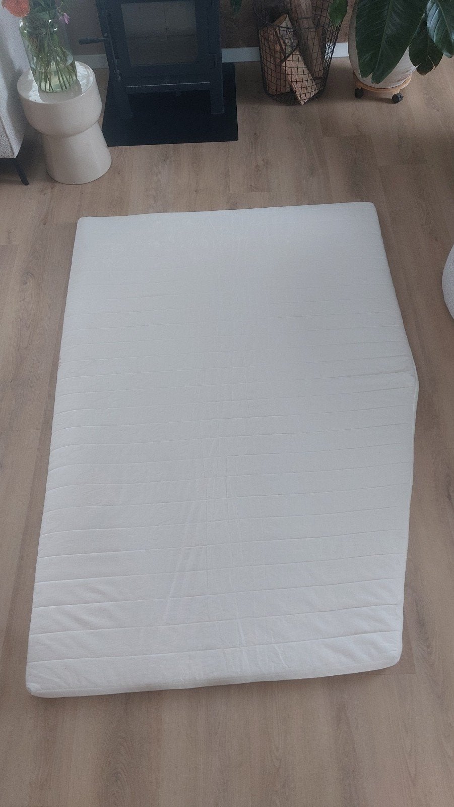 Topper Frans bed caravan camper 194x135x5, Caravans en Kamperen, Ophalen of Verzenden, Zo goed als nieuw