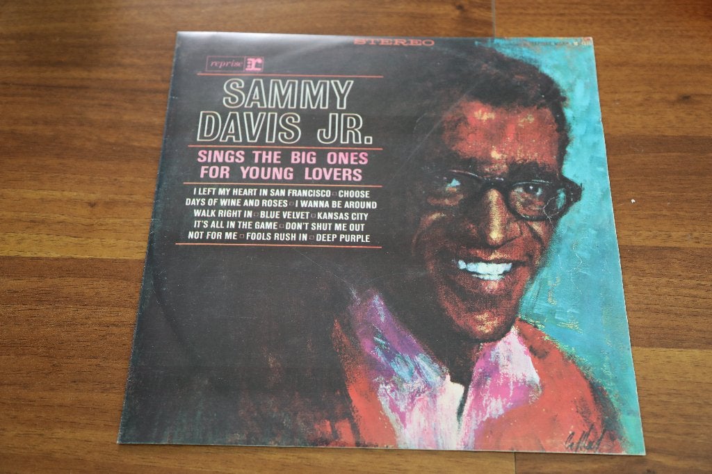 Sammy Davis Jr. - sings the big ones for young lovers, Cd's en Dvd's, Vinyl | Jazz en Blues, 1960 tot 1980, Gebruikt, Inclusief binnenhoes