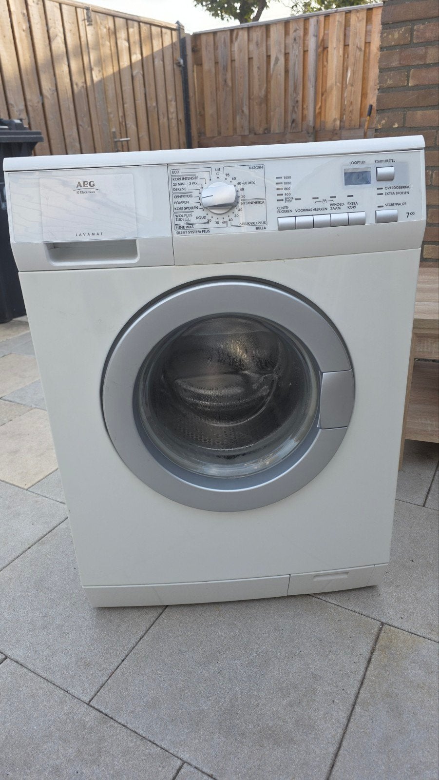 WASMACHINES AEG 7kg goes, Ophalen of Verzenden, Zo goed als nieuw, 85 tot 90 cm, 1200 tot 1600 toeren