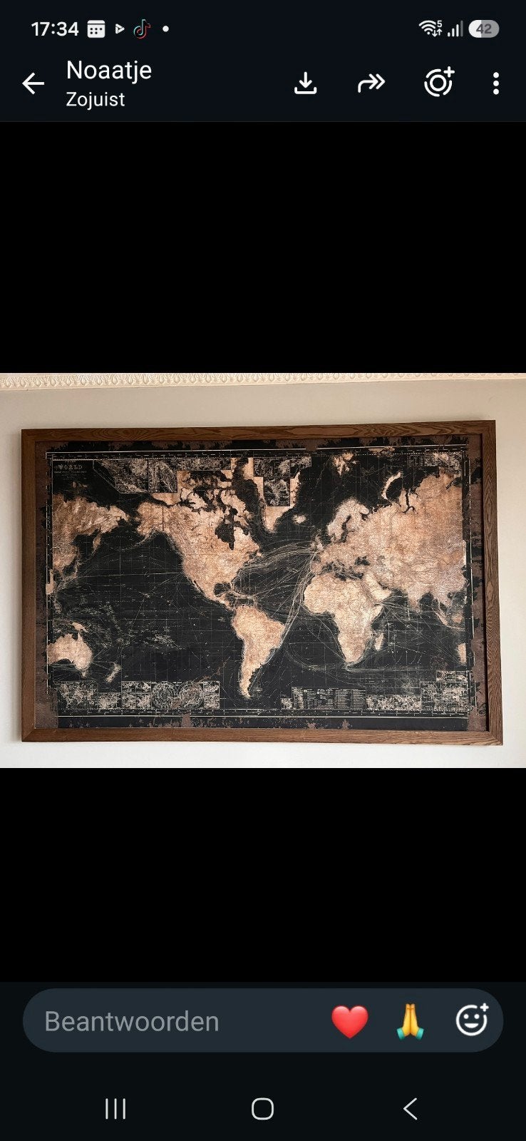 zeer groot schilderij., Ophalen