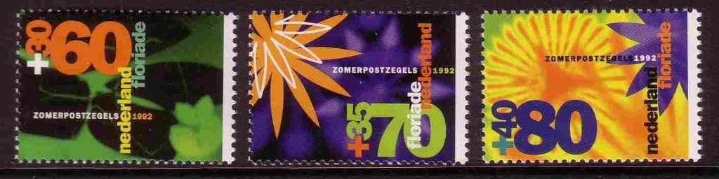 Nederland 1992 1521/1523 Zomer Floriade, Postfris, Ophalen of Verzenden, Na 1940, Postfris