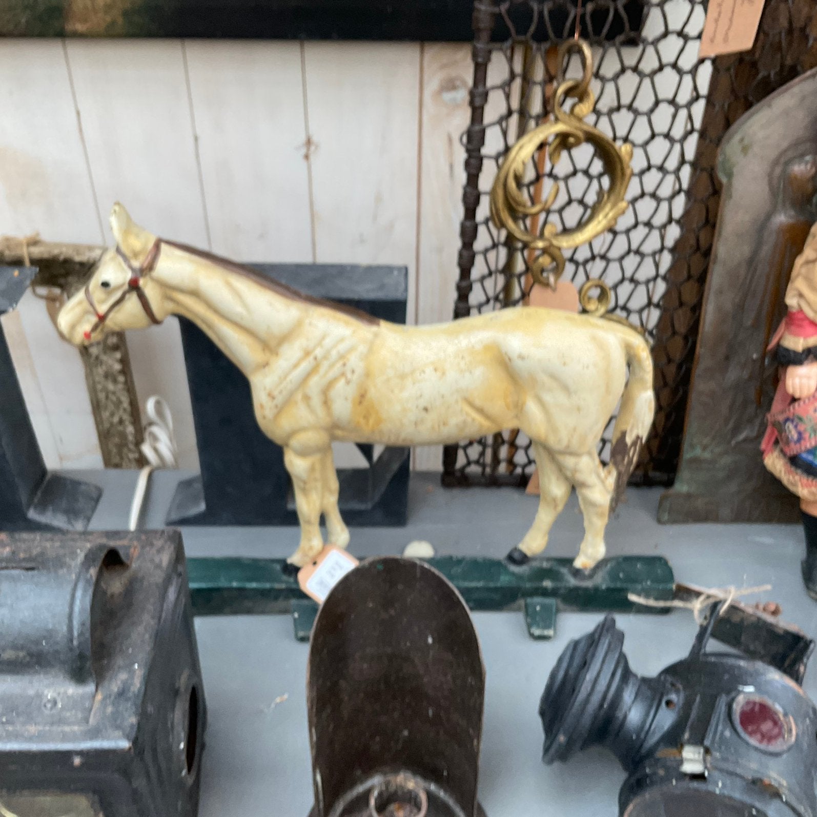Metalen paard *floor epe*, Ophalen of Verzenden