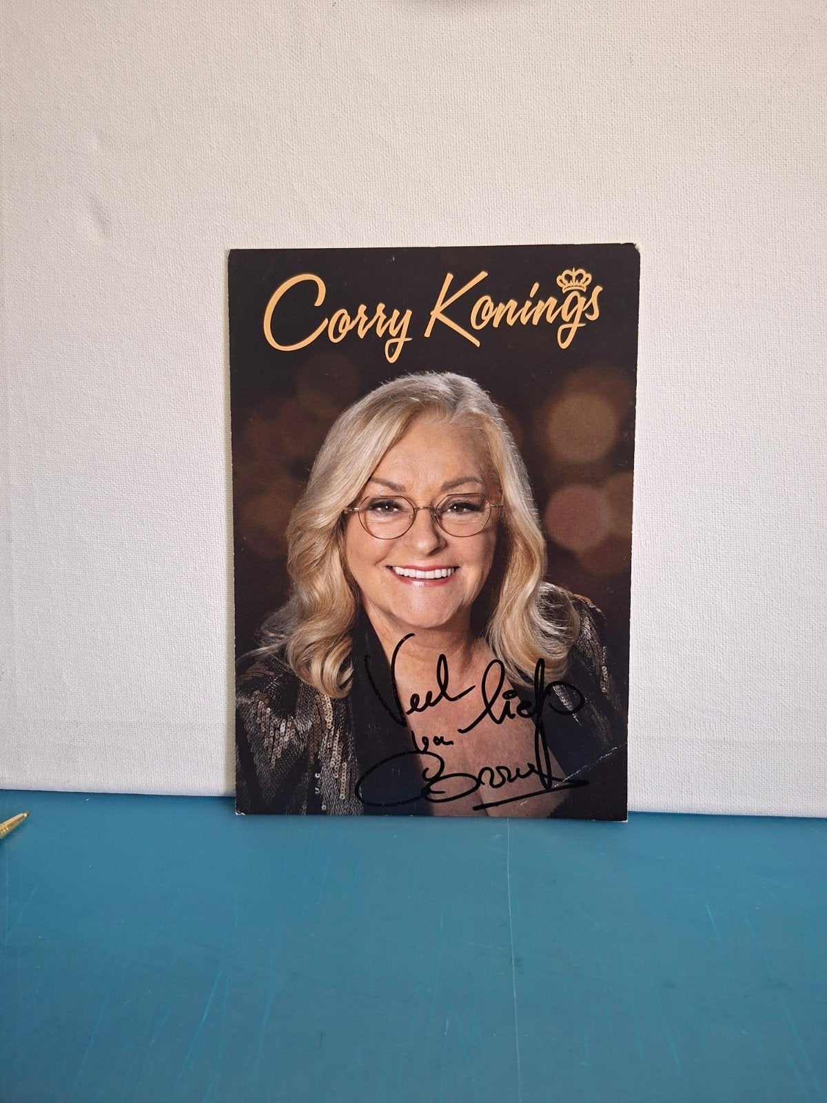 CORRIE KONINGS ZANGERES, Verzenden, Nieuw, Foto of Kaart, Gesigneerd