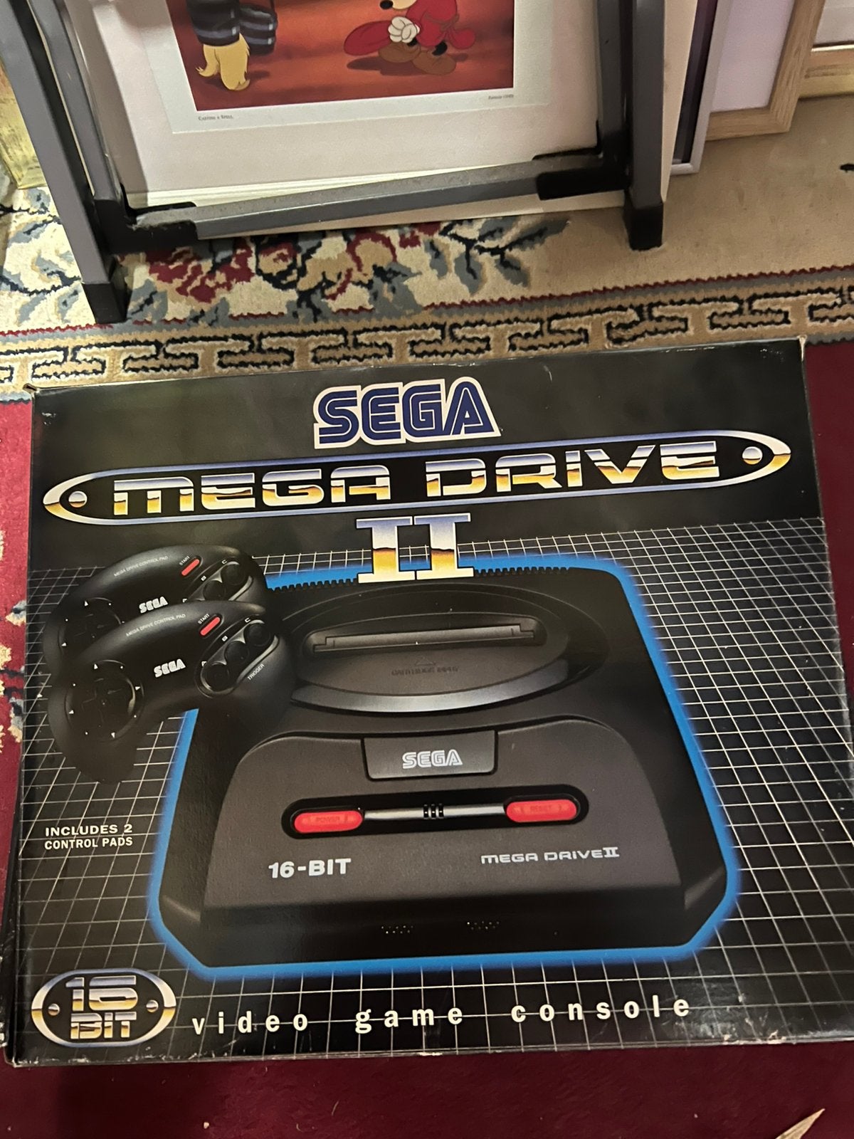Sega mega drive 2 lege doos compleet en origineel, Ophalen of Verzenden, Zo goed als nieuw, Zonder controller, Mega Drive