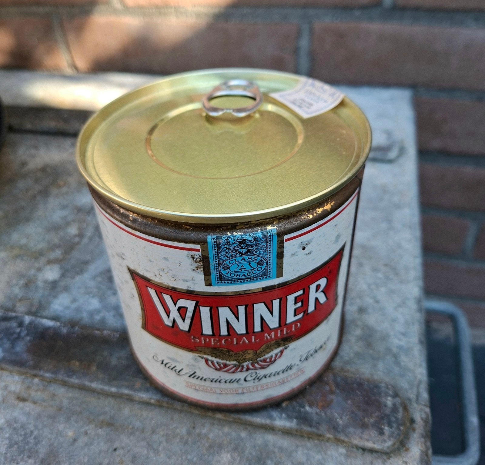 DOUWE EGBERTS      -      WINNER TABAK  / VACUÜM, Ophalen of Verzenden, Gebruikt, Tabaksdoos of Verpakking