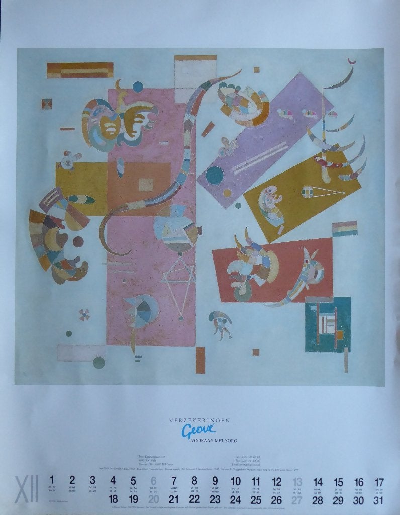 Blue World - Wassili Kandinsky poster, Ophalen of Verzenden, Nieuw, A1 t/m A3