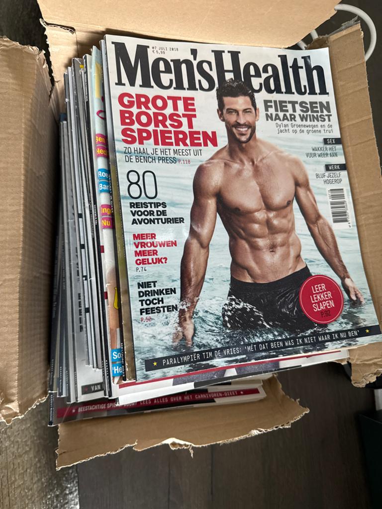 Men's Health Magazine 38 stuks jaren 2016-2020, Boeken, Tijdschriften en Kranten, Ophalen of Verzenden, Zo goed als nieuw, Overige typen
