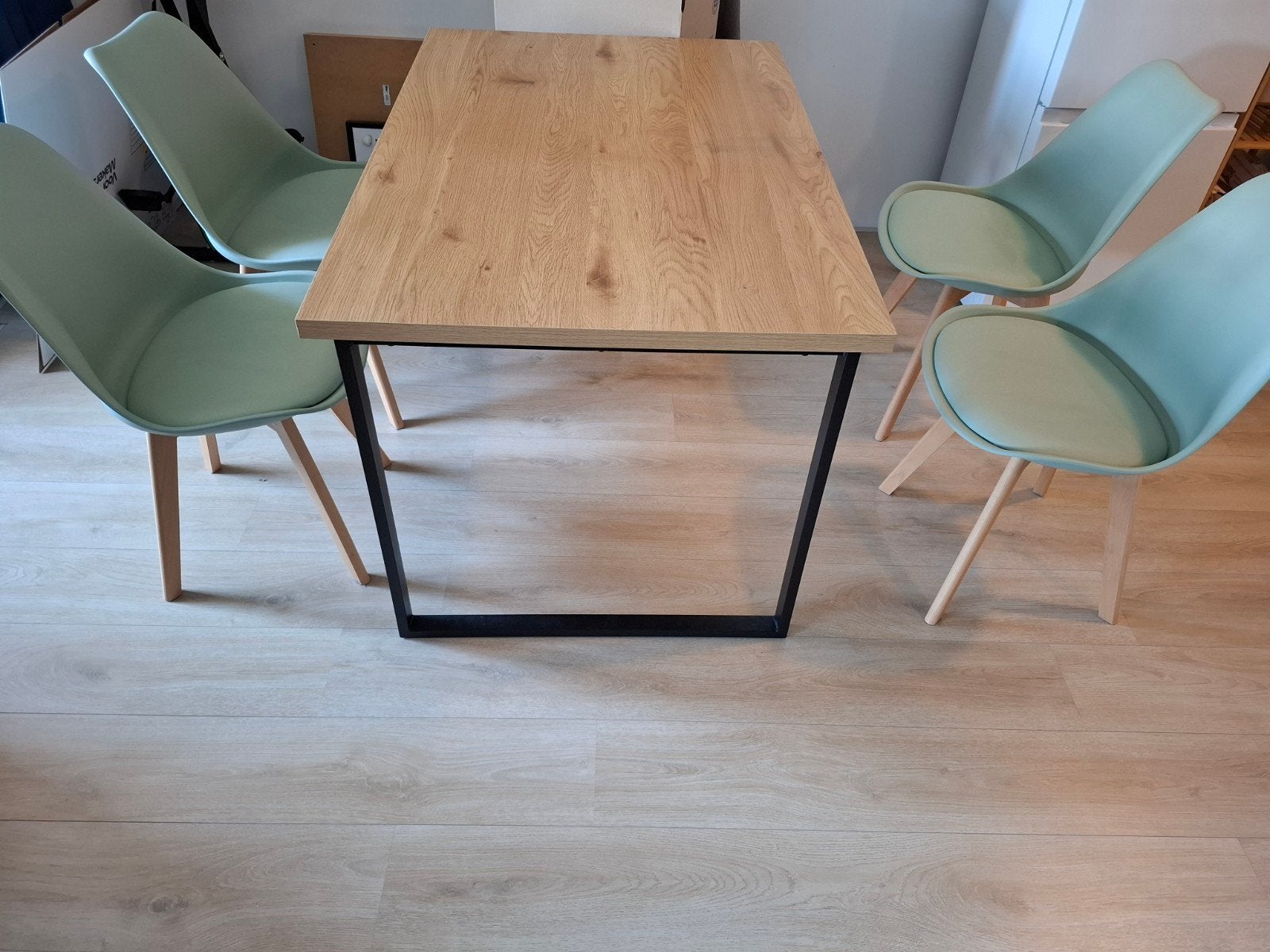 Jysk eettafel, Huis en Inrichting, Tafels | Eettafels, Ophalen, Gebruikt, Rechthoekig, 50 tot 100 cm