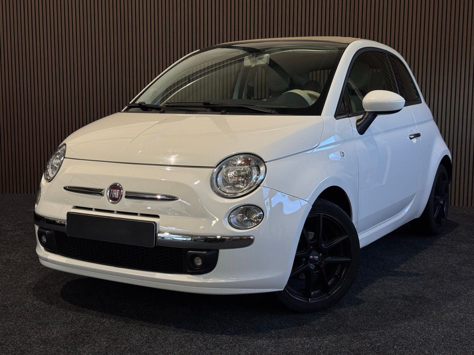 Fiat 500 1.2 Cabrio | Airco | BT | Schakel, Auto's, Voorwielaandrijving, 4 cilinders, Wit, Handgeschakeld