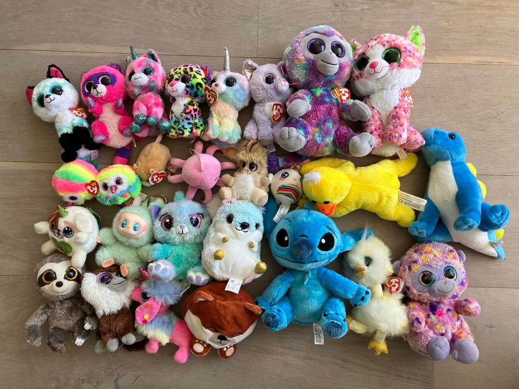 Tas knuffels (27), Ophalen of Verzenden, Zo goed als nieuw, Overige typen
