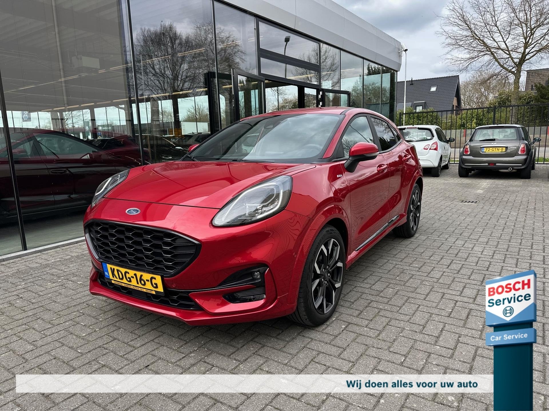 FORD Puma Ecoboost Hybrid 125pk AUTOMAAT ST-Line, Auto's, Automaat, 665 kg, Bedrijf, Hybride Elektrisch/Benzine