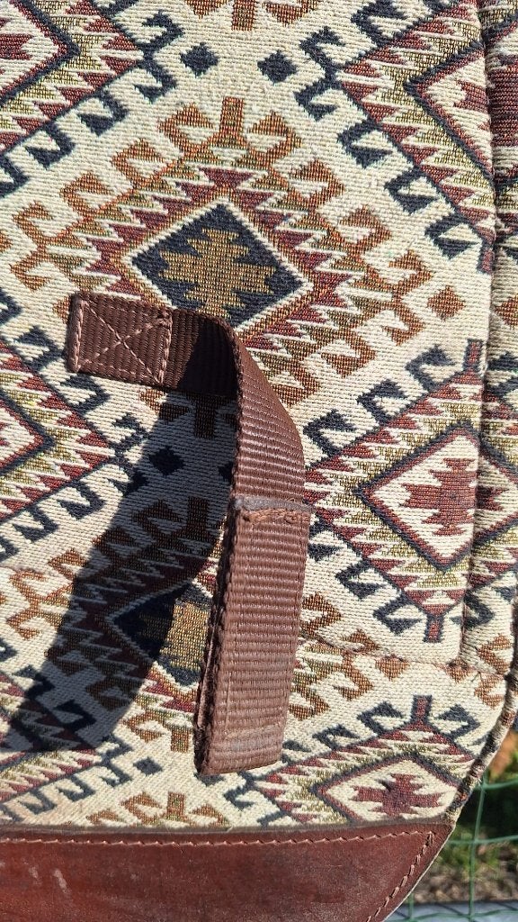 EDIX Aztec Brown Roundskirt Pad, Ophalen of Verzenden, Gebruikt, Zadelpad