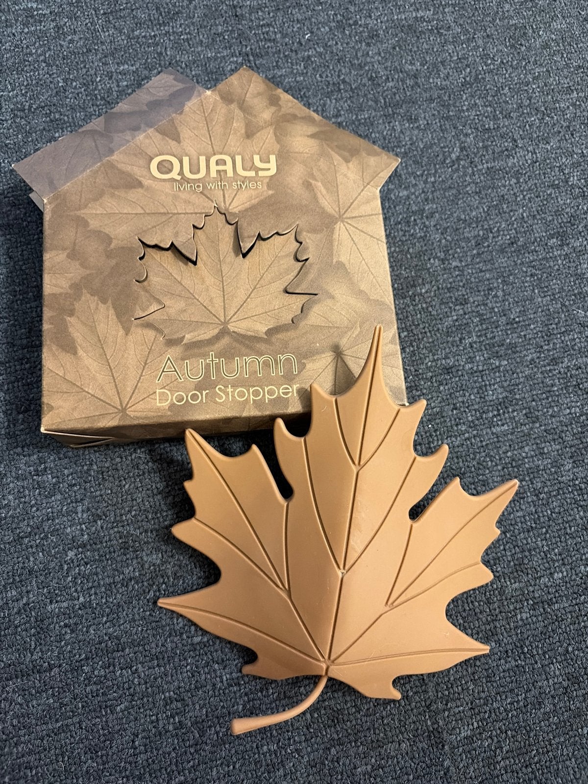 Qualy Autumn Deurstopper - Bladvormig Design, Binnen, Nieuw, Ophalen of Verzenden, Bruin