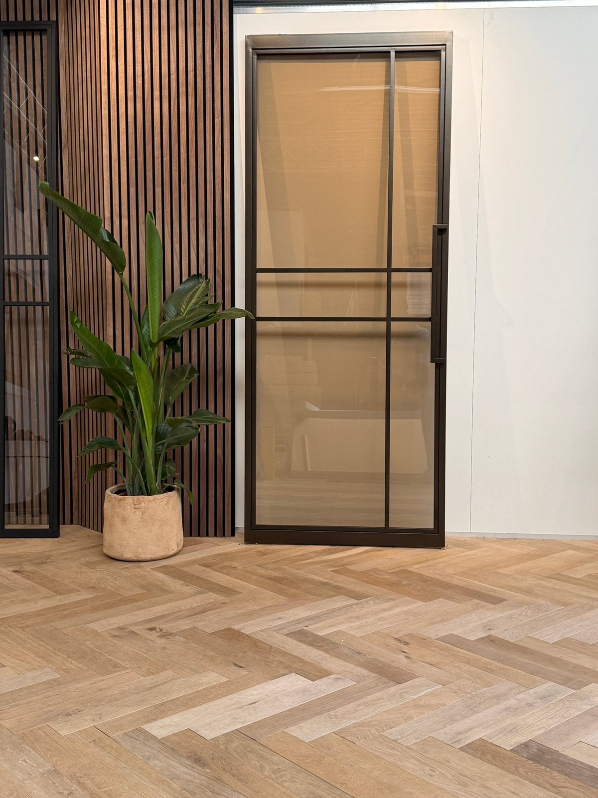 Stalen taatsdeur -Brons - Brons Rookglas - Direct leverbaar!, Doe-het-zelf en Verbouw, Deuren en Horren, 80 tot 100 cm, 215 cm of meer