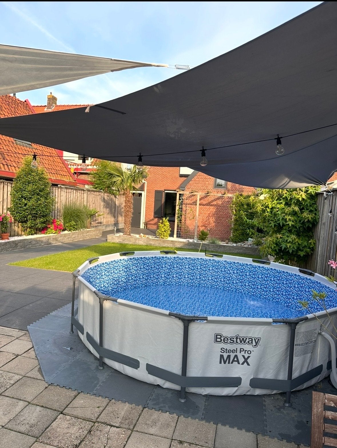 Bestway Steel Pro MAX zwembad 3.66m x 76cm, Tuin en Terras, Zwembaden, Minder dan 80 cm, Rond, 300 cm of meer, Ophalen of Verzenden