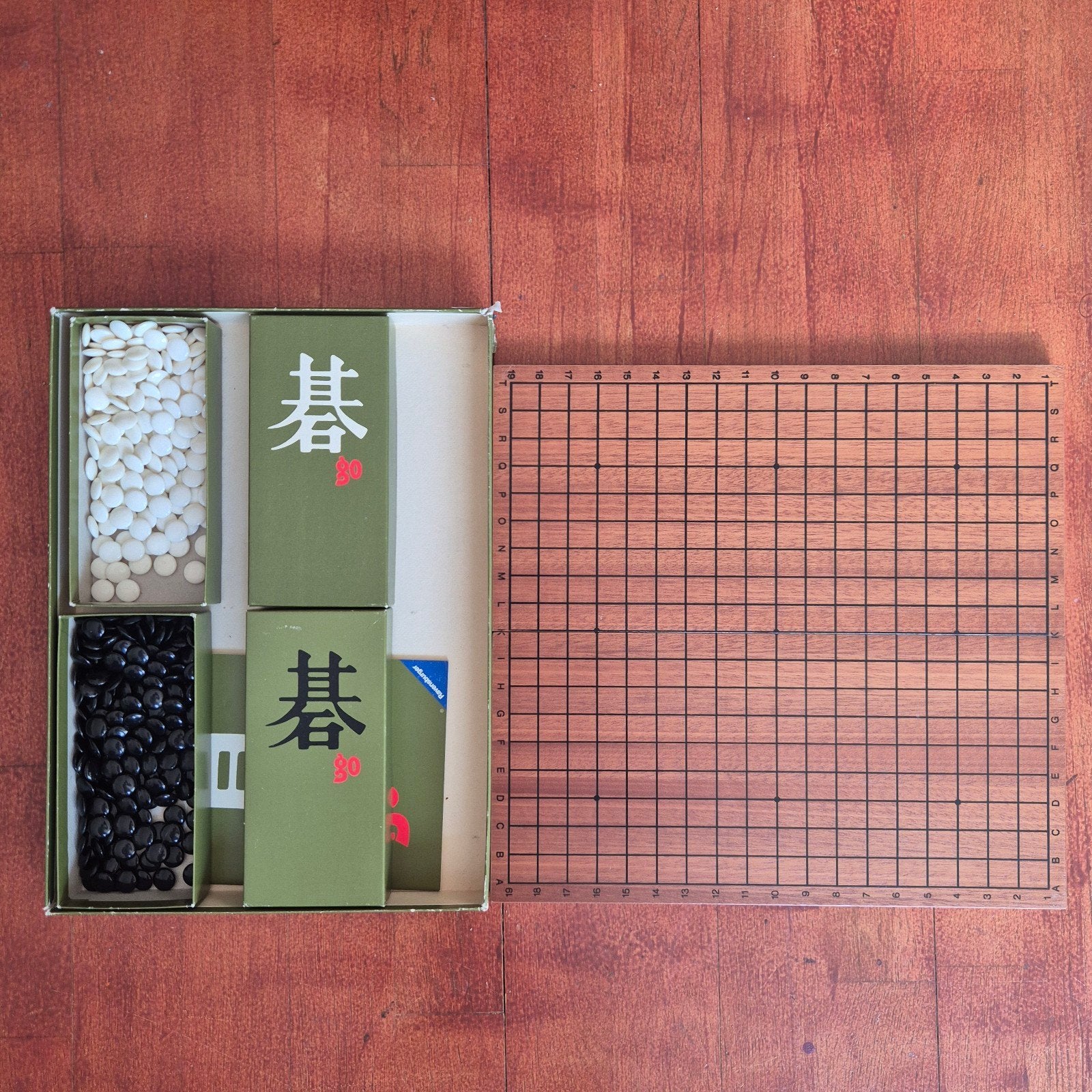 Originele Ravensburger Go-set - Made in West Germany., Ophalen of Verzenden, Gebruikt