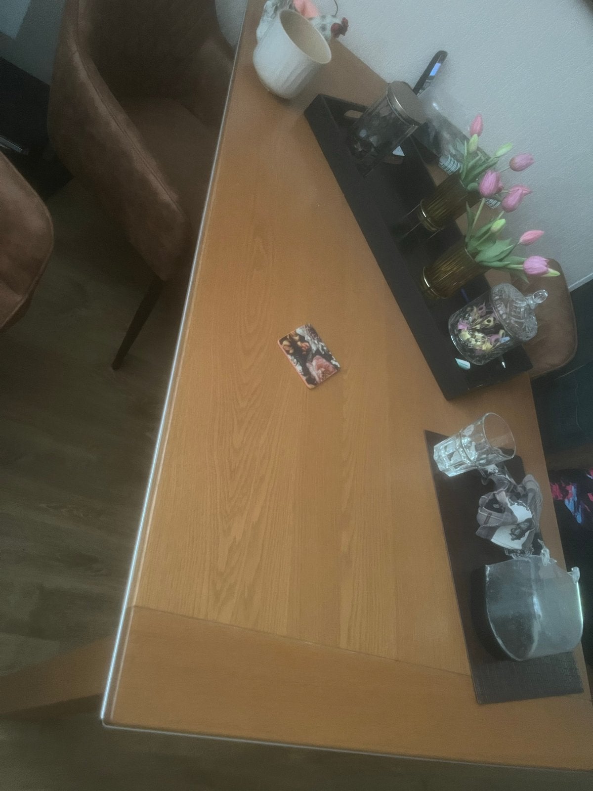 Houten eettafel, Huis en Inrichting, Ophalen, 50 tot 100 cm, Zo goed als nieuw, 150 tot 200 cm