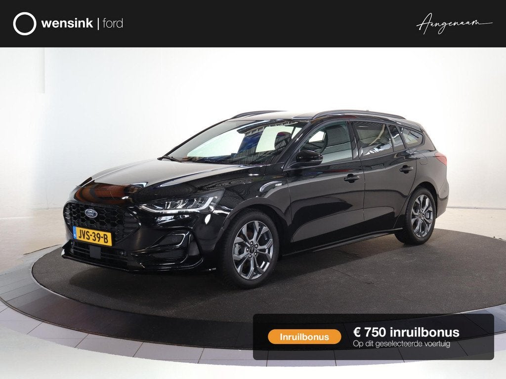 Ford Focus Wagon 1.0 EcoBoost Hybrid ST Line | Elekt. Wegkla, Auto's, Ford, Bedrijf, Te koop, Focus, ABS, Airbags, Airconditioning